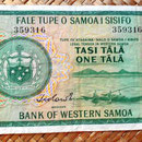 Western Samoa 1 tala 1967 anverso