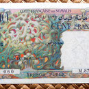Yibuti ocup. francesa 100 francos 1952 -Tresor Public- anverso