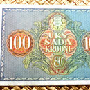 Estonia 100 coronas 1935 reverso