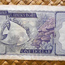 Islas Cayman 1 dólar 1974 reverso