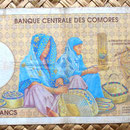 Islas Comores 10000 francos 1997 reverso