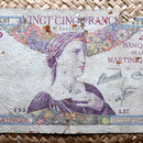 Martinica 25 francos 1930 anverso