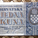 Croacia 1 kuna 1942 (80x42mm) anverso