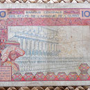 Senegal 10000 francos 1989 reverso