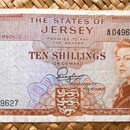 Isla de Jersey 10 shillings 1963 anverso
