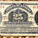 México 25 centavos 1915 Estado de Sonora -Hermosillo (116x58mm) anverso