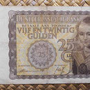 Holanda 25 gulden 1940 (156x88mm) pk.57 anverso
