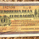 México 10 centavos 1914 Tesoreria de la Federación -Guaymas Sonora  (115x74mm) anverso