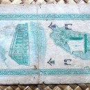 Taiwán 1 yuan 1952 reverso