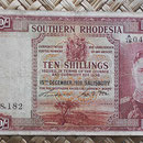 Southern Rhodesia 10 shillings 1939 (134x74mm) pk.9 anverso