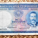 Mozambique colonial 1000 escudos 1953 anverso