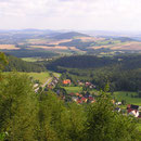 Blick in die Oberlausitz von der Lausche aus