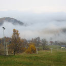 Herbst an den Skihängen der Lausche
