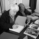 Guy Le Querrec et Charlie Abad au boulot © Eric Delamarre