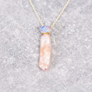 Anhänger 925/- Silber, Opal, Süßwasserperle