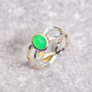 925/- Silber, Chrysopras | Zierwerk Melanie Karner