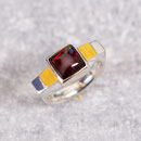 925/- Silber, Gold, Granat | Zierwerk Melanie Karner