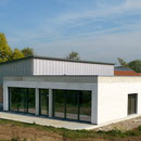 vue extérieure de la halle le 12 octobre 2015