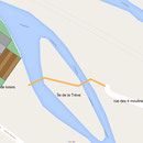 Projet de passerelle qui relierait la rue des quatre moulins à la base nautique.