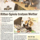 Ritter-Spiele im Schnee, Furtwangen/Baden-Württemberg Mai 2010