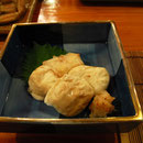 白子をさっと揚げた物