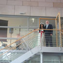 Rainer Hannig und seine Frau Daniela Rutica im Roemer-und Pelizaeus Museum