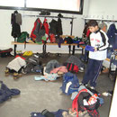 Volle Umkleide