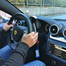 Renntaxi Beifahrer