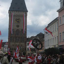 August 2012 Ausflug mit den Praktikantinnen aus Pereslawl nach Speyer zum Brezelfest