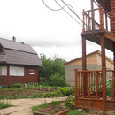 Blick in den Garten des Phönix-Kinderhauses