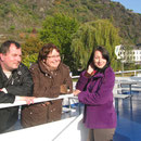 Maxim und Tamara mit Dorothea Volkert