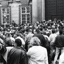 geschlossene Prager Botschaft am 4. Oktober 1989
