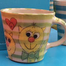 Kindertasse "Miezi" Maxi Artikel - Nr. 5033  (H 8  ∅ 9 cm, 220 ml ) /15,- €