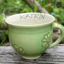 Milchkaffeetasse mit Ihrem Namen    Artikel-Nr. 1137       20,- + 3,- € Aufschlag / 400 ml
