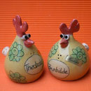 Salzstreuer "Theobald und Brunhilde" Artikel - Nr.  2412 / 35,- €