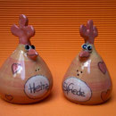 Salzstreuer "Heinz und Elfriede" Artikel - Nr.  2401 / 35,- €