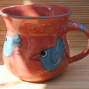 Keramiktasse Artikel - Nr. 5023 /14,- € / 9 X 9 cm