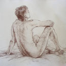 50 x 70 cm, sepia