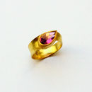  Ring mit Turmalin, Gold