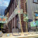 Schaufenster Leyergasse mit Safiren