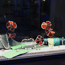 schaufenster ecke, perlen