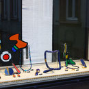 fenster ecke, lapislazuli und koralle
