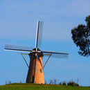 Eine Windmühle unterwegs