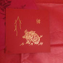 Signe du zodiaque chinois : le COCHON, et son caractère nüshu. 