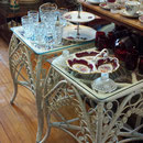 VENDU Ens. de 2 tables en rotin comme tables de chevet ou tables de salon  no. 503