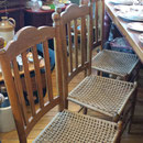 Ens. de 6 chaises anciennes  no. 663