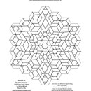 Mandala Rosette 10b Katja Marek Millefiore-Quilt-Along