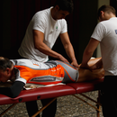 Unterschüler der Physiotherapieschule Dortmund boten im ziel Massagen gegen eine Spende für einen guten Zweck an, ein angenehmer Service!