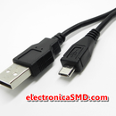 Cable USB tipoA macho a tipoB micro  Electronica Electronico Guatemala ElectronicaSMD