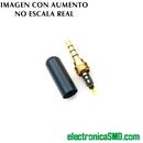 cuerpo metalico  4 polos 3.5mm